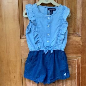 Limited Too Chambray Romper (Size 4T)